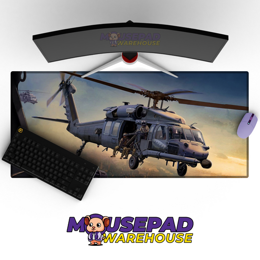 Black Hawk Helicopter V1 Mousepad Deskmat Mockup