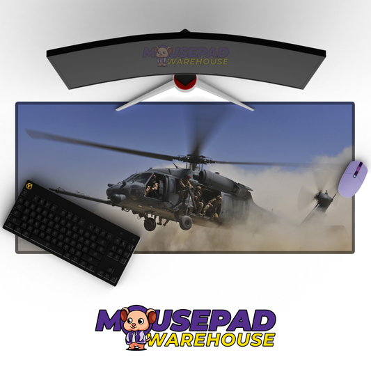 Black Hawk Helicopter V20 Mousepad Deskmat Mockup