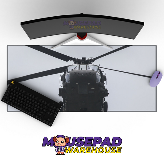 Black Hawk Helicopter V6 Mousepad Deskmat Mockup