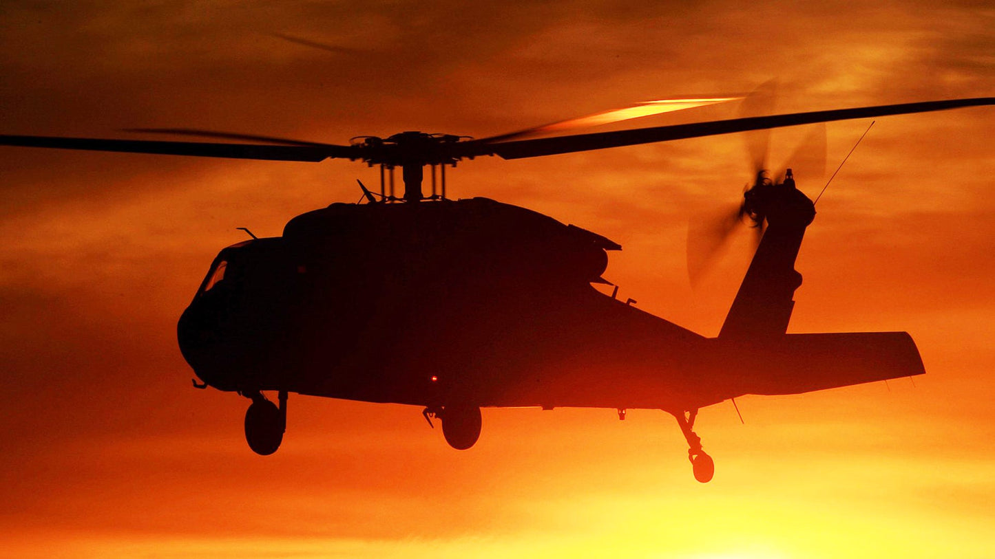 Black Hawk Helicopter V7 Mousepad Deskmat