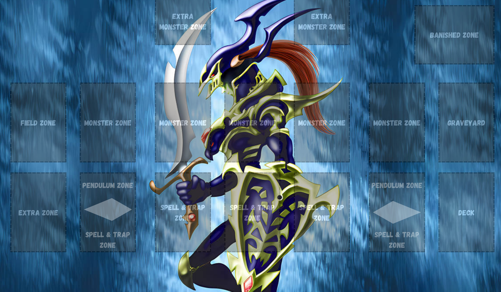 Black Luster Soldier Yu Gi Oh Card Game Playmat
