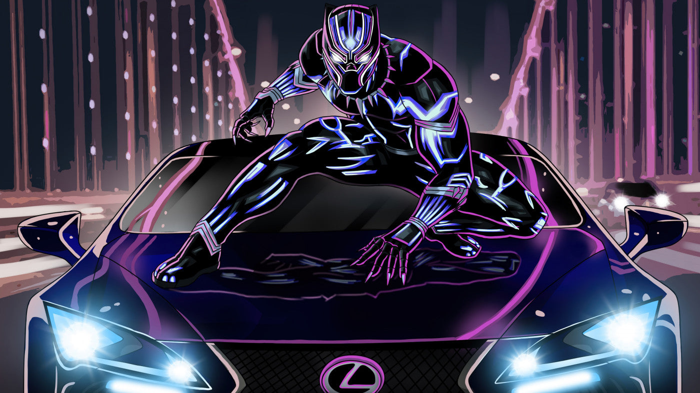 Black Panther V12 Mousepad