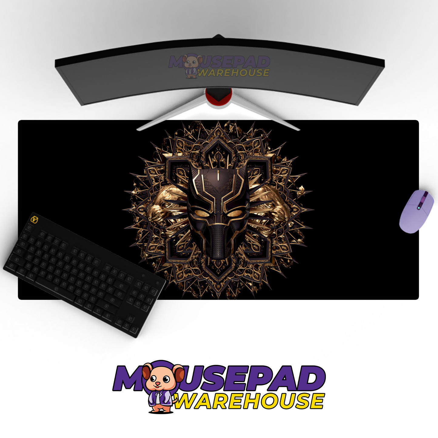 Black Panther V14 Mousepad Mockup