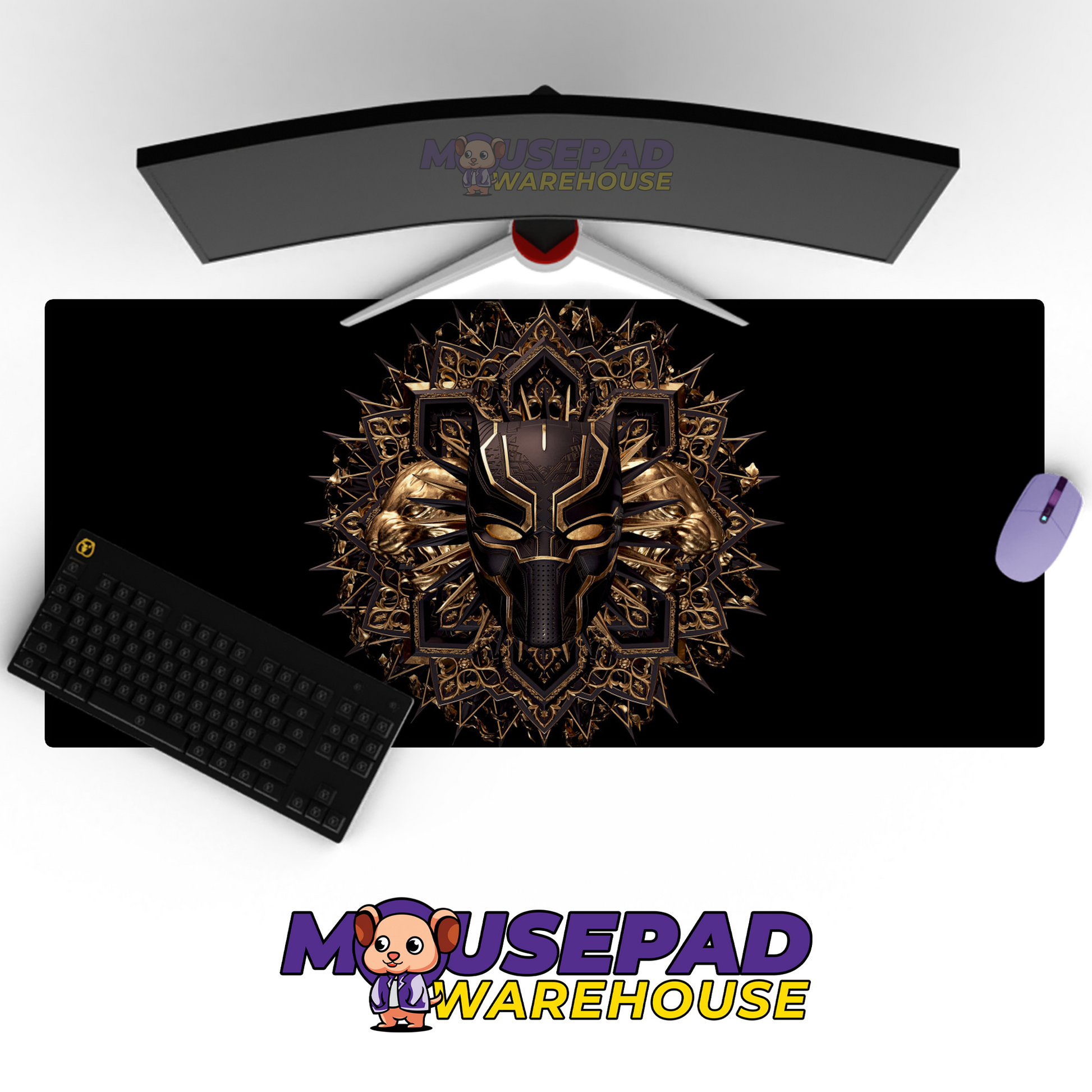 Black Panther V14 Mousepad Mockup