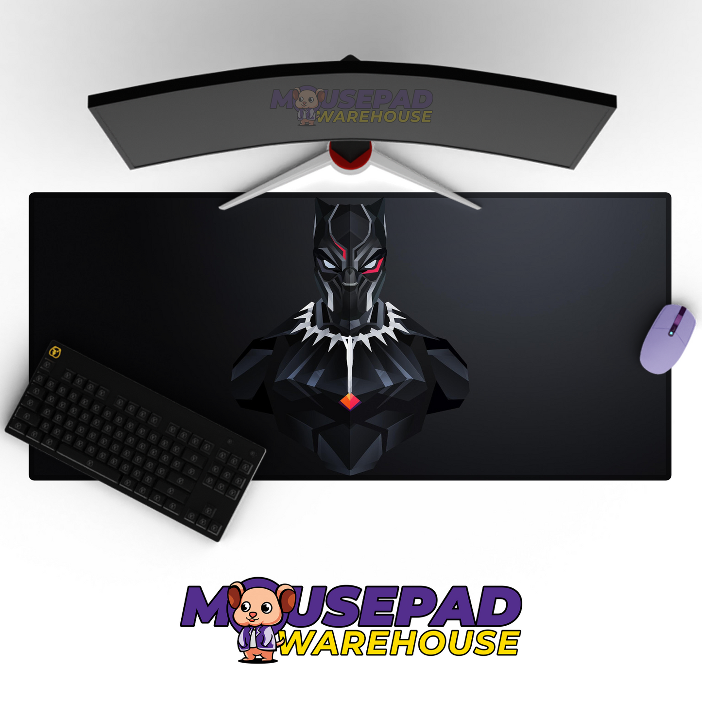 Black Panther V18 Mousepad Mockup