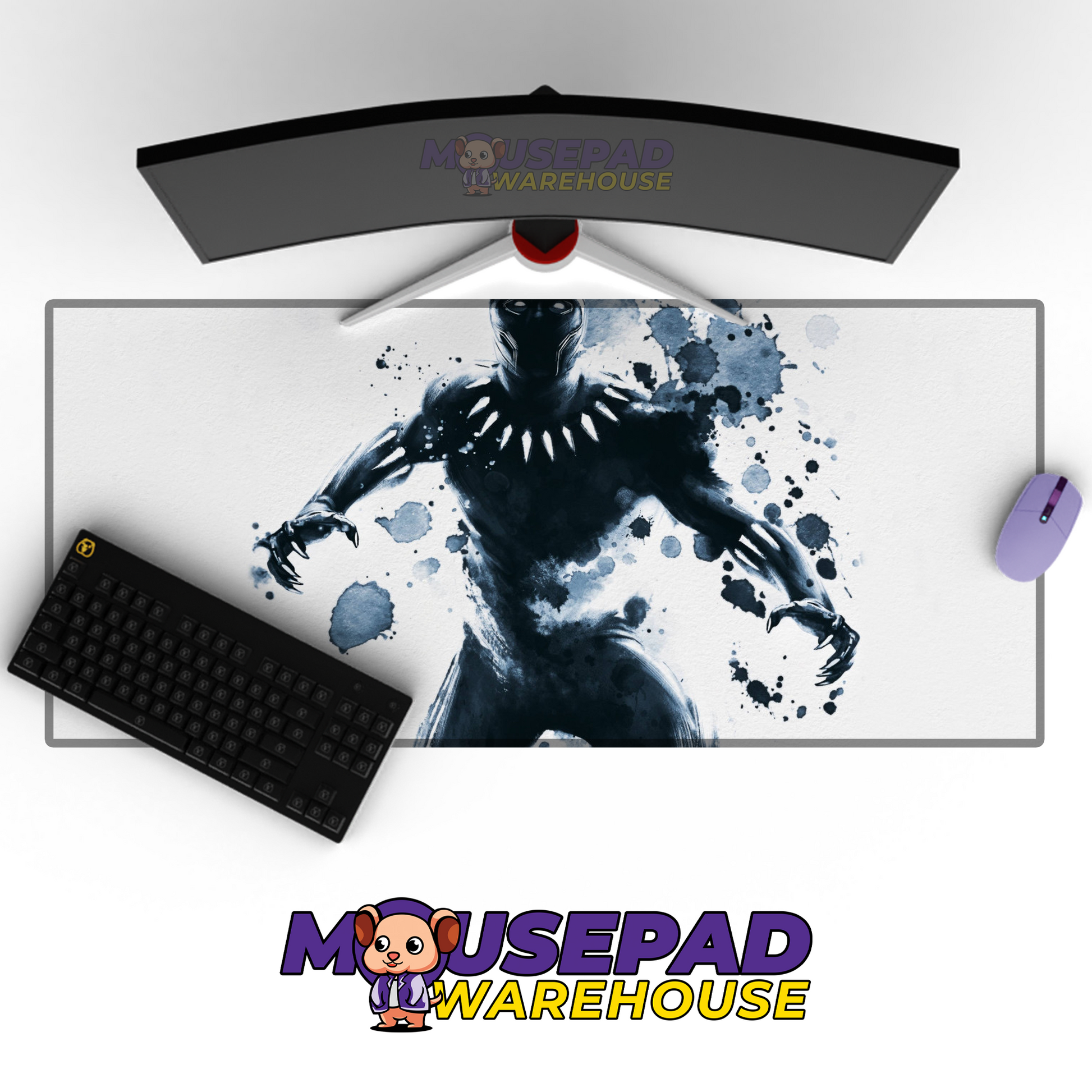 Black Panther V19 Mousepad Mockup