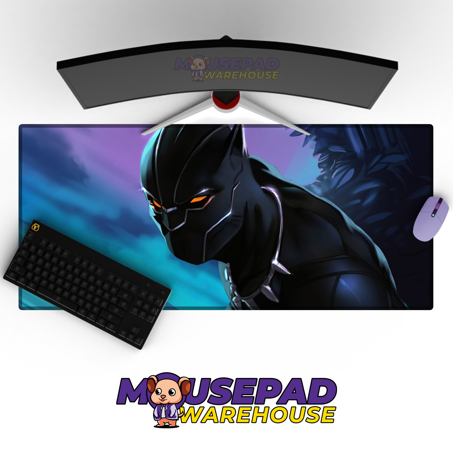 Black Panther V5 Mousepad Mockup