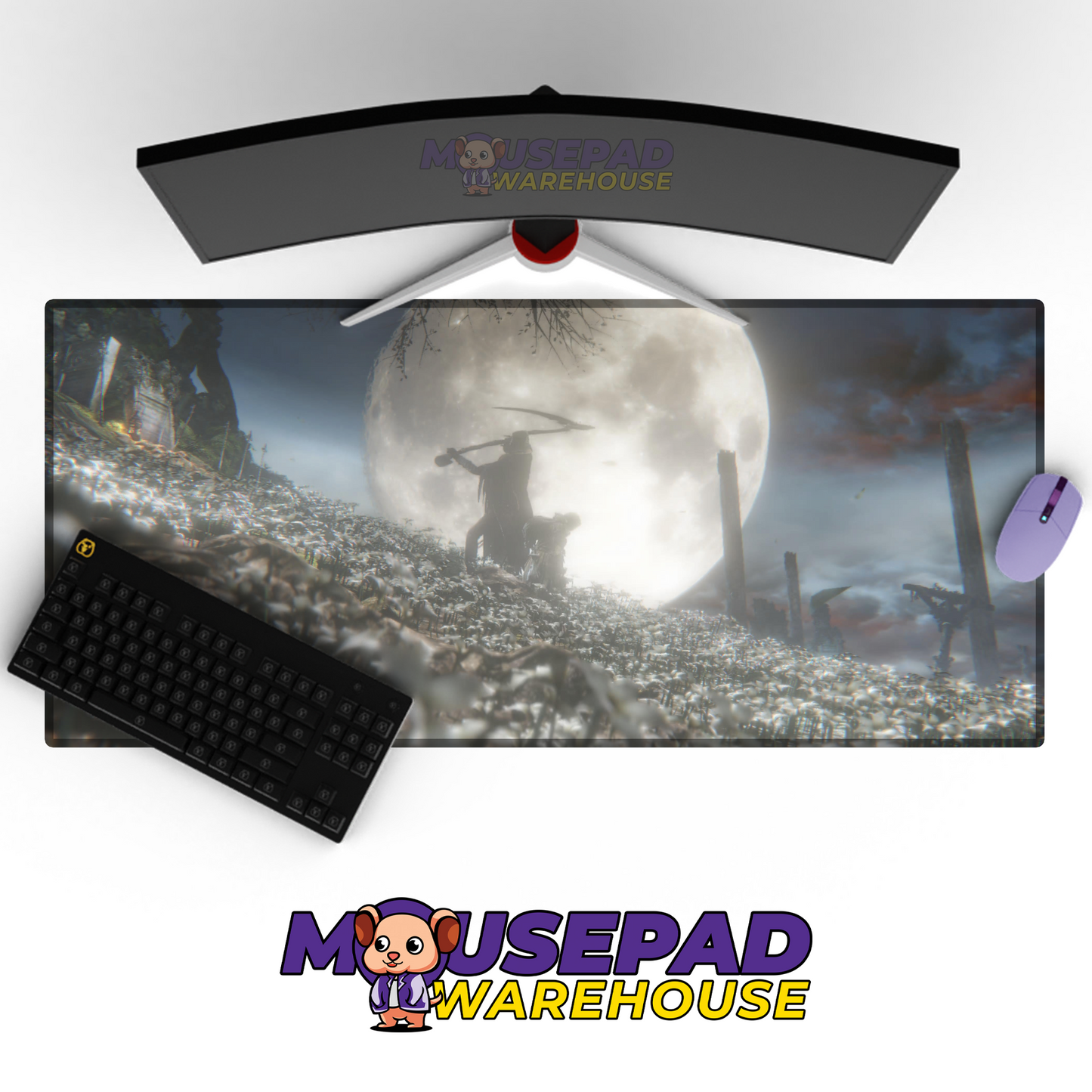 Bloodborne V11 Mousepad Mockup