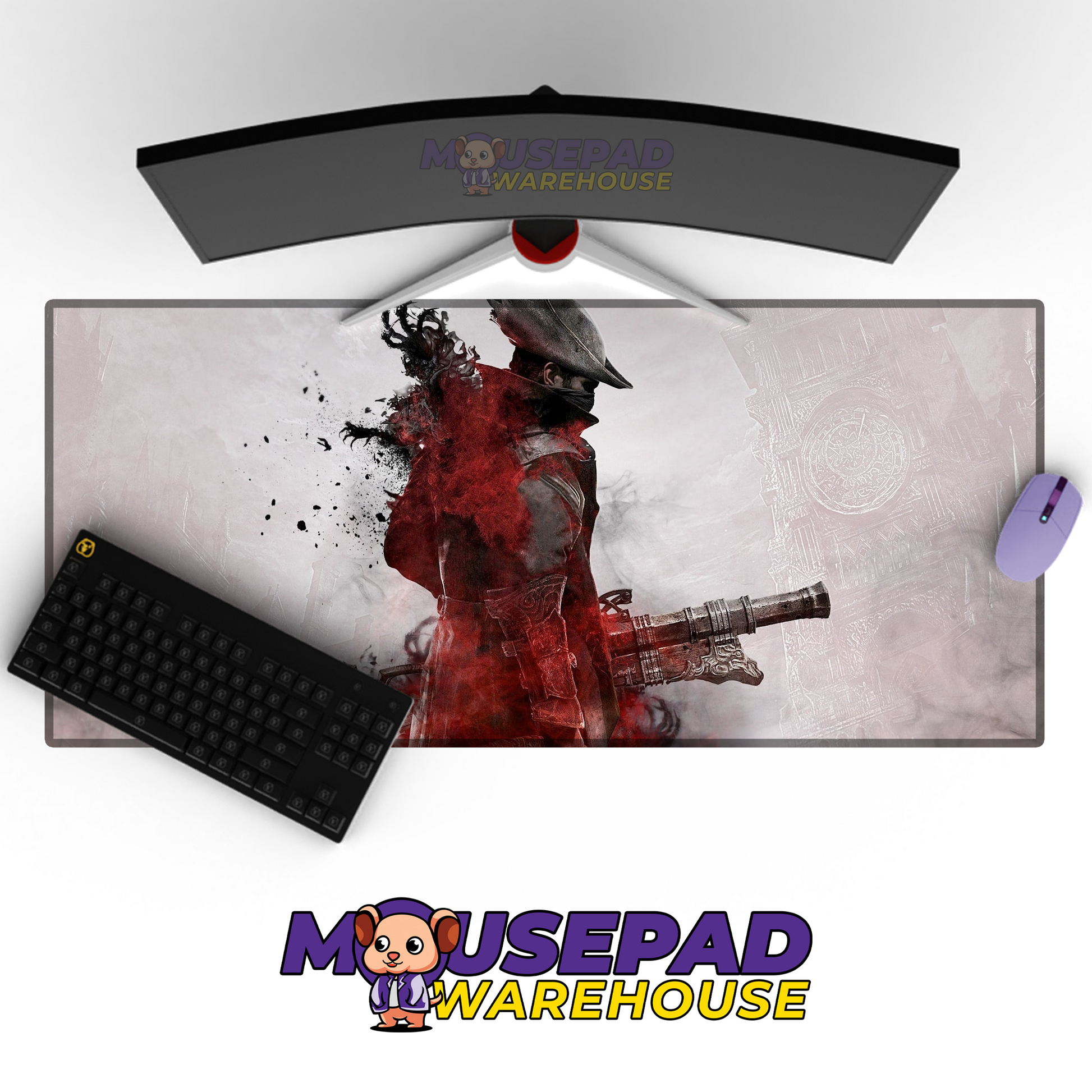 Bloodborne V13 Mousepad Mockup