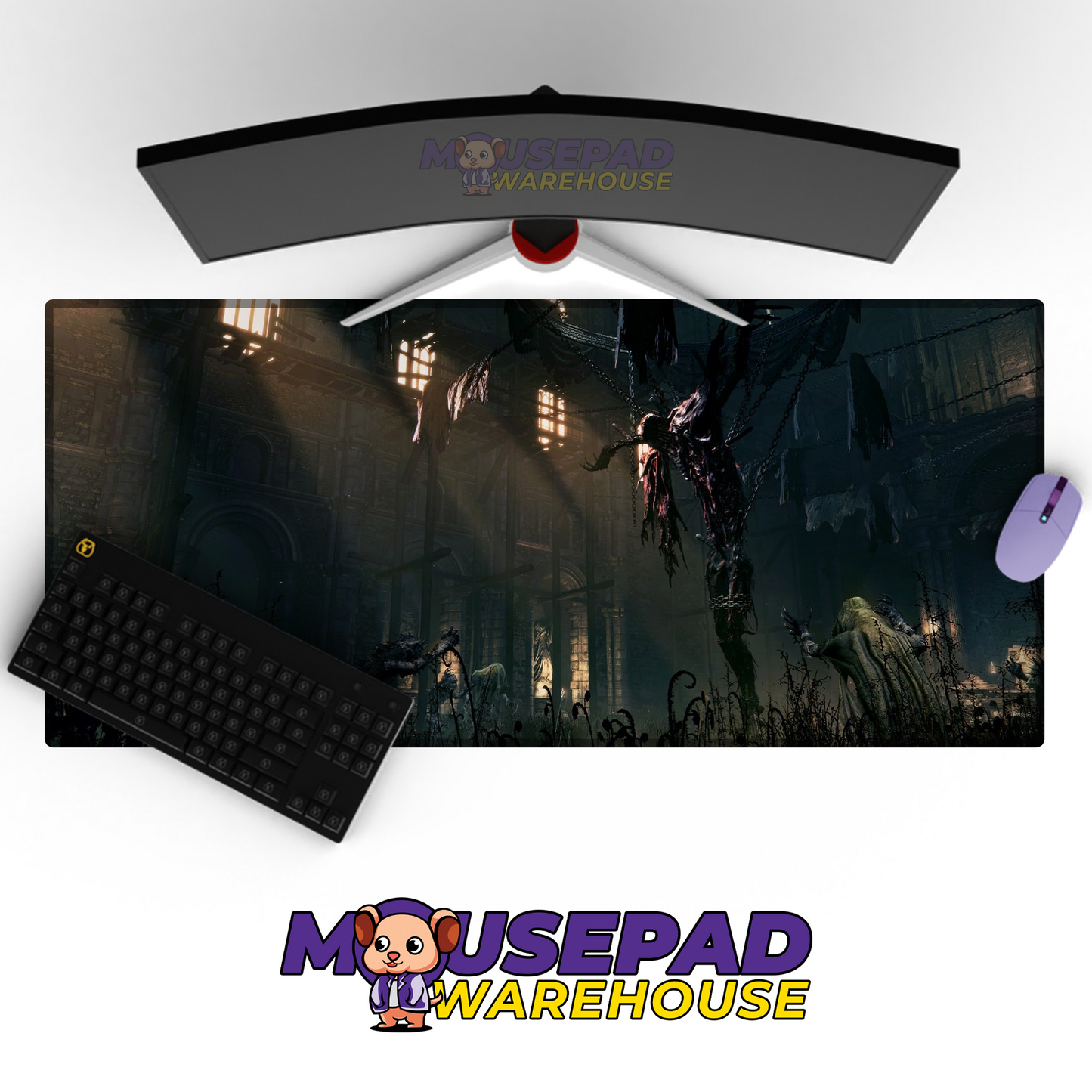 Bloodborne V14 Mousepad Mockup