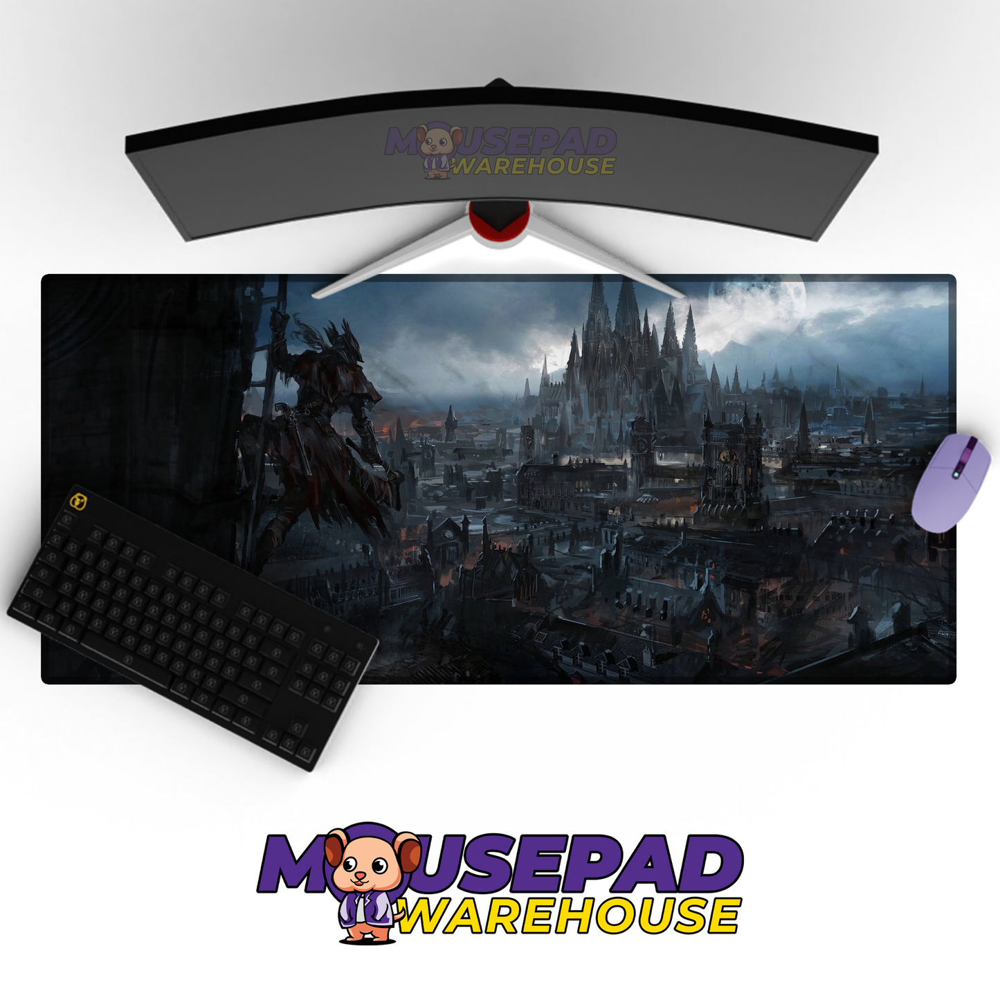 Bloodborne V15 Mousepad Mockup