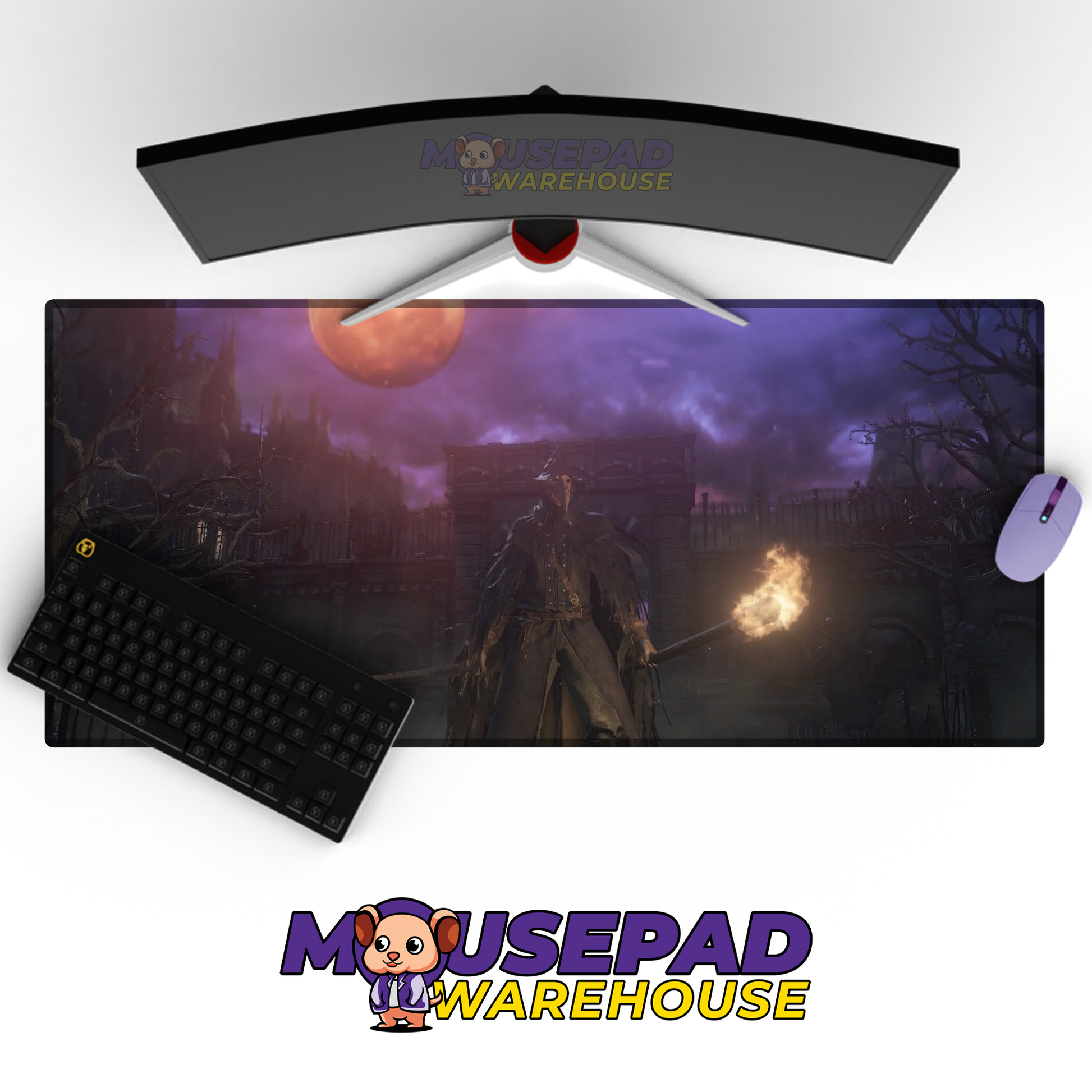 Bloodborne V16 Mousepad Mockup