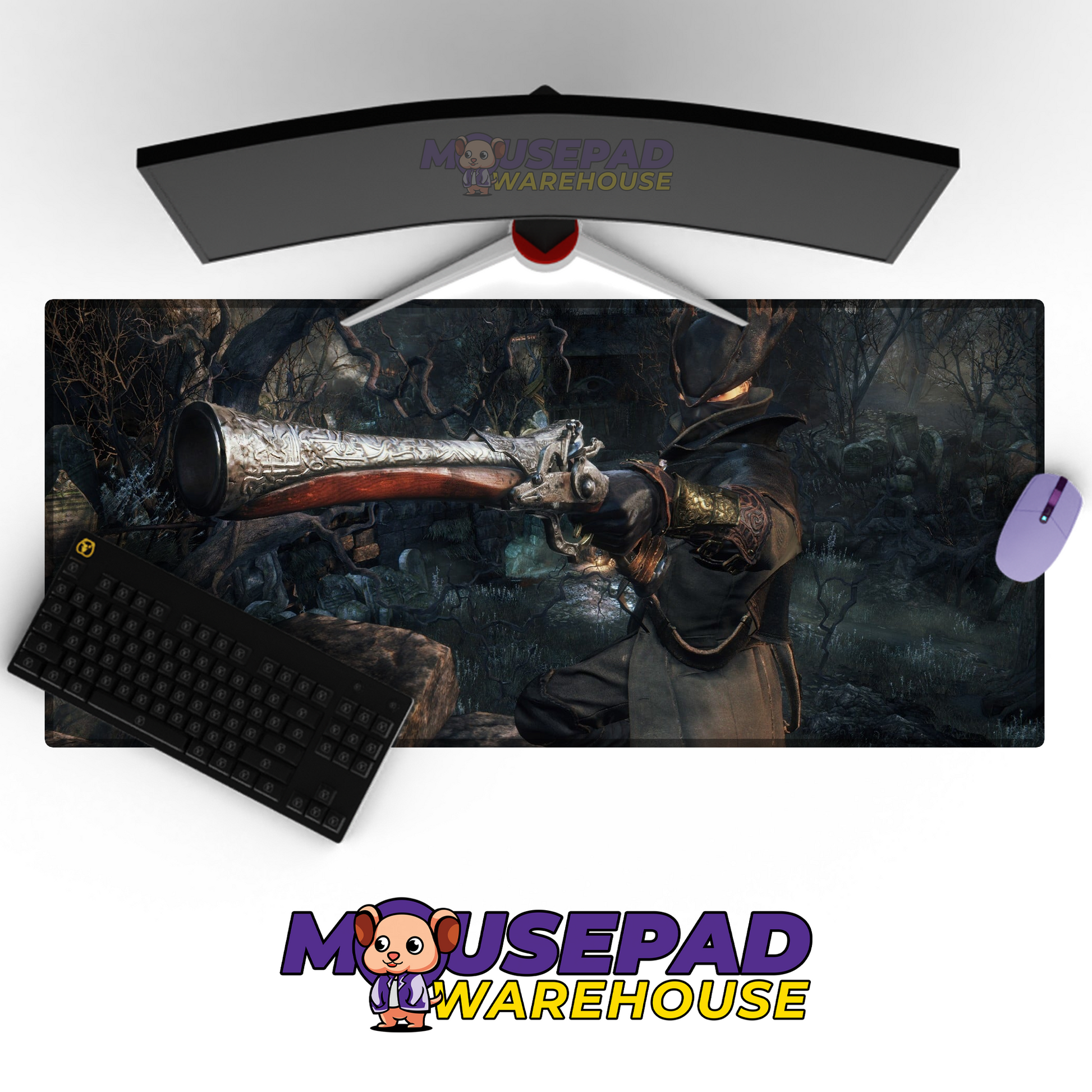 Bloodborne V19 Mousepad Mockup