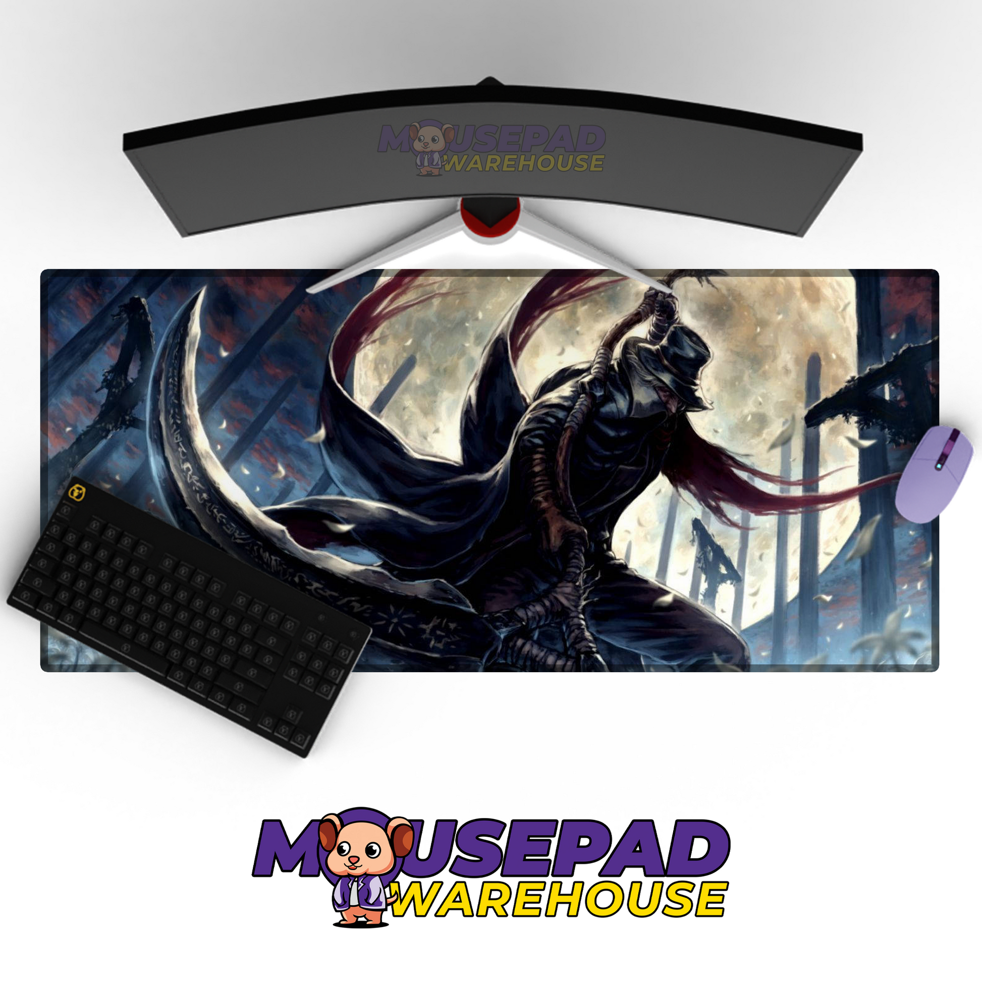 Bloodborne V1 Mousepad Mockup