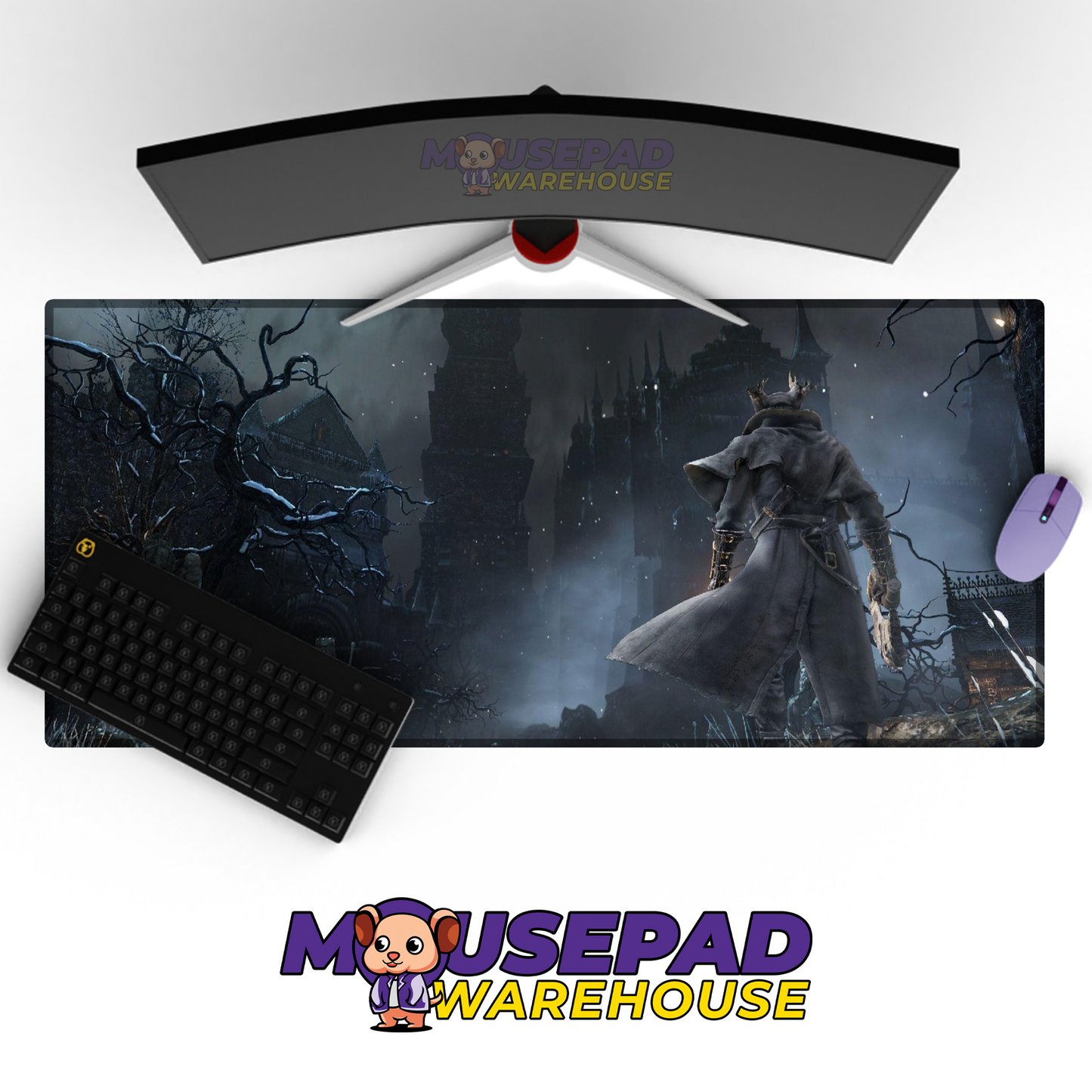 Bloodborne V21 Mousepad Mockup