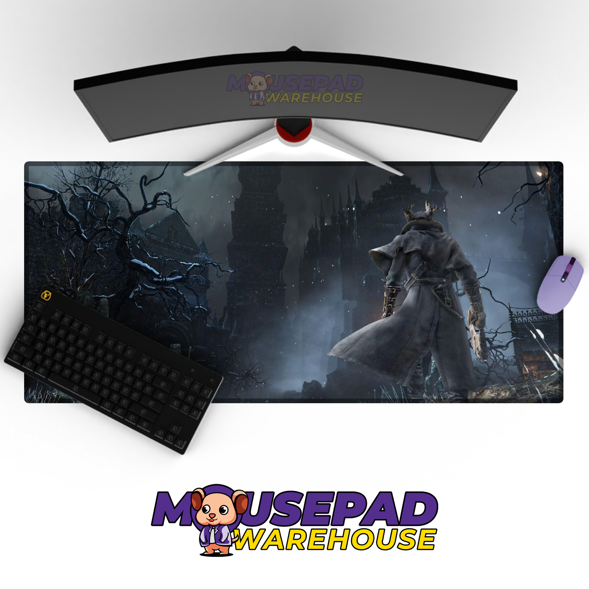 Bloodborne V21 Mousepad Mockup