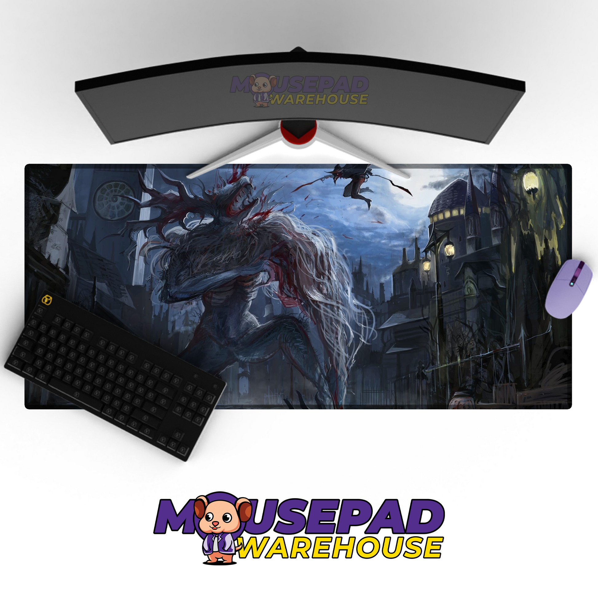 Bloodborne V22 Mousepad Mockup