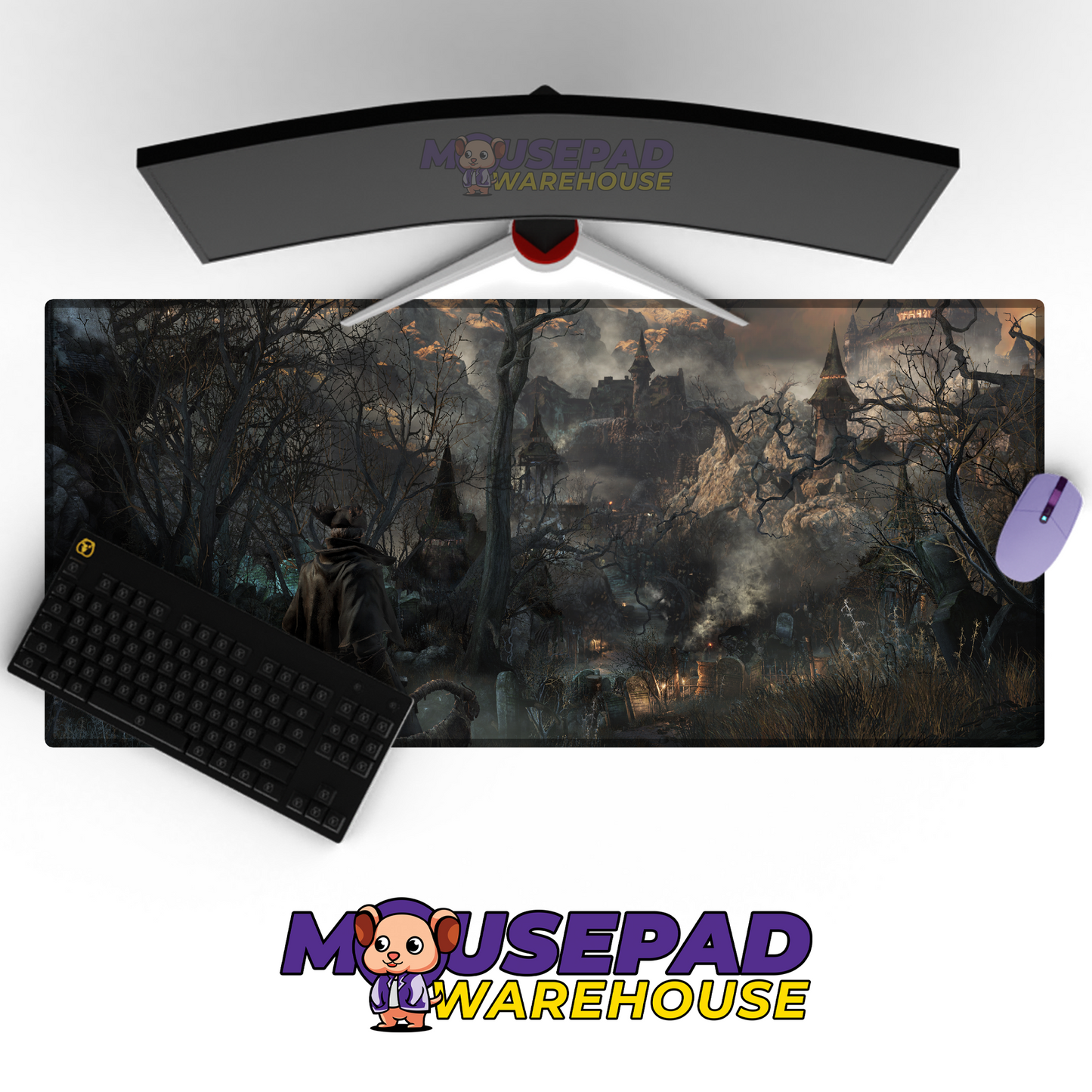 Bloodborne V24 Mousepad Mockup