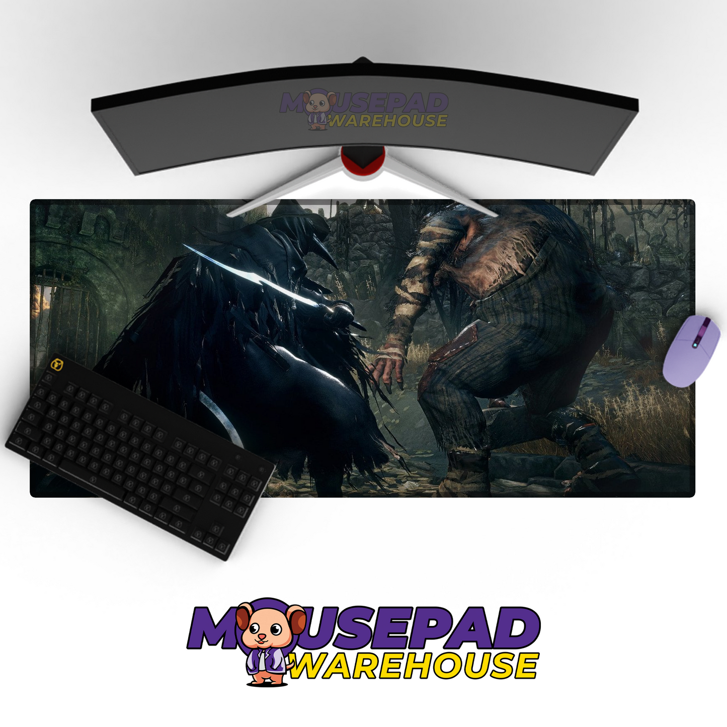 Bloodborne V29 Mousepad Mockup