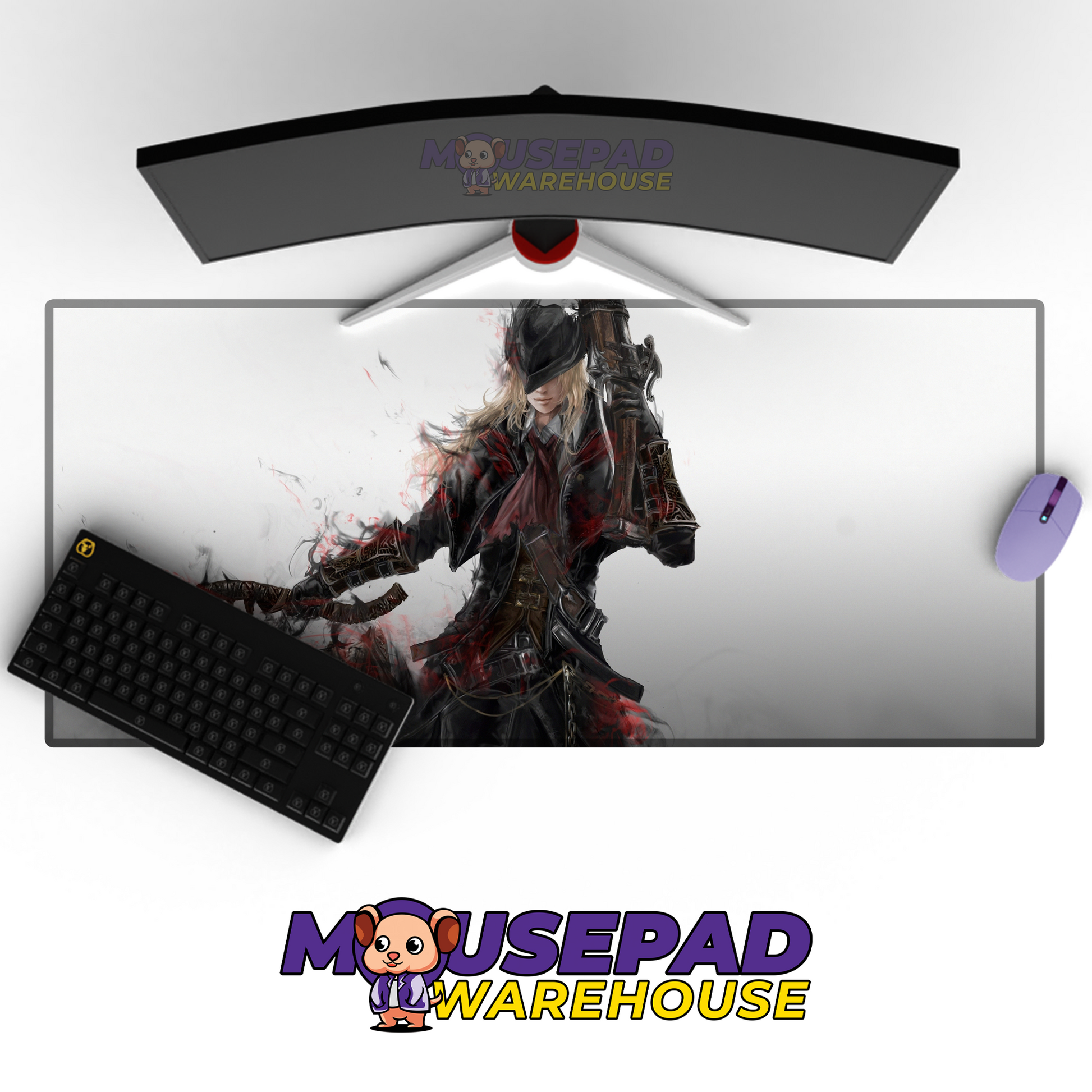 Bloodborne V30 Mousepad Mockup