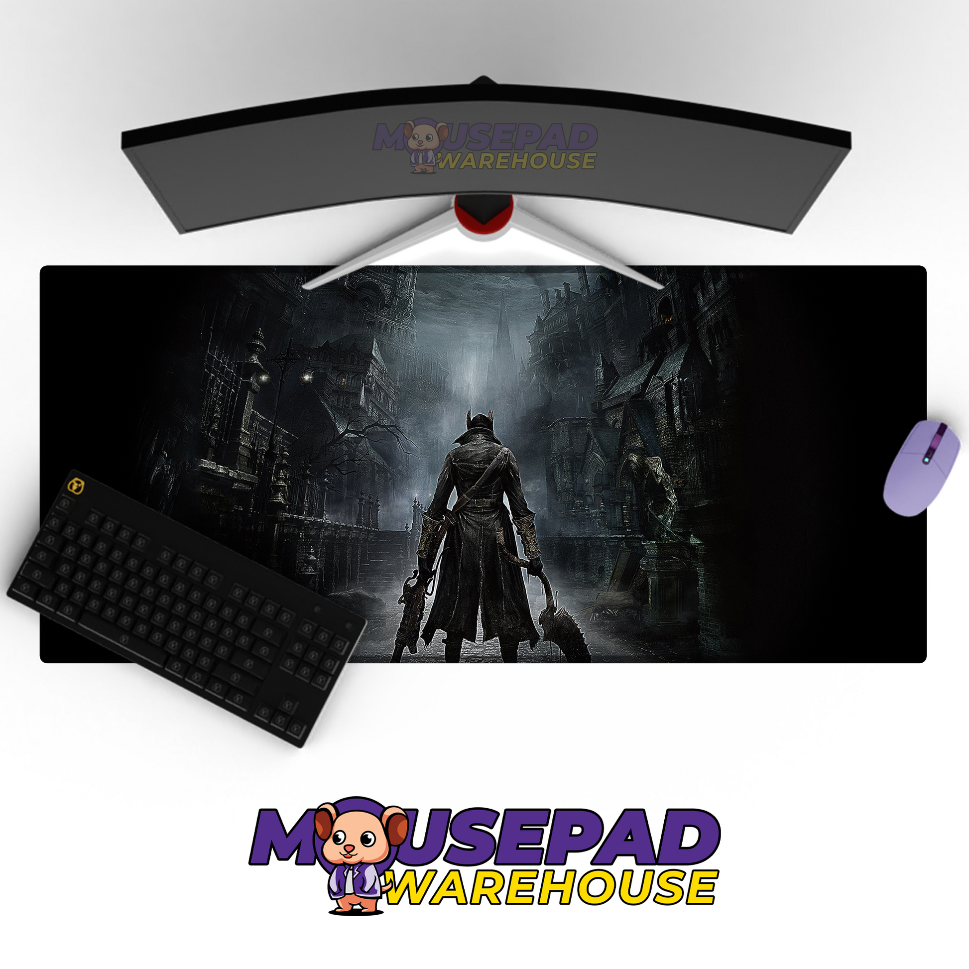 Bloodborne V33 Mousepad Mockup