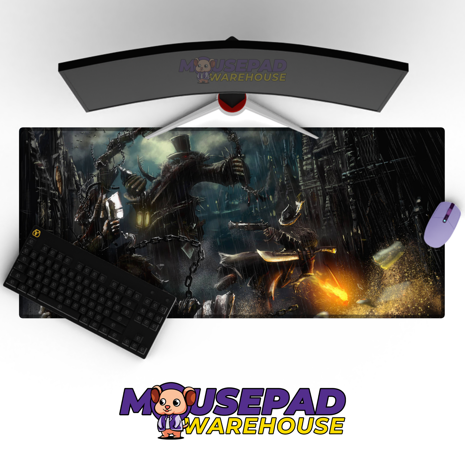 Bloodborne V4 Mousepad Mockup