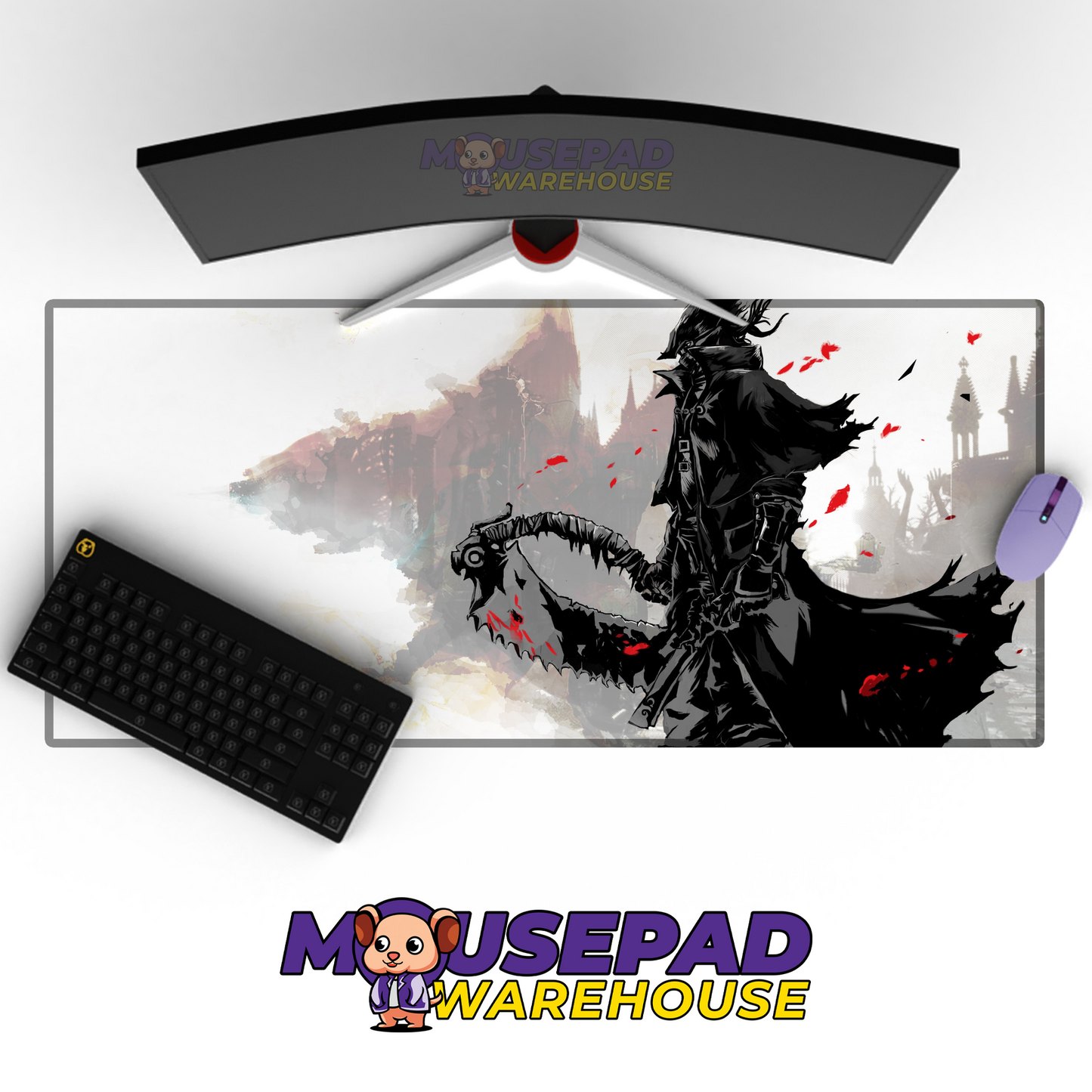 Bloodborne V5 Mousepad Mockup