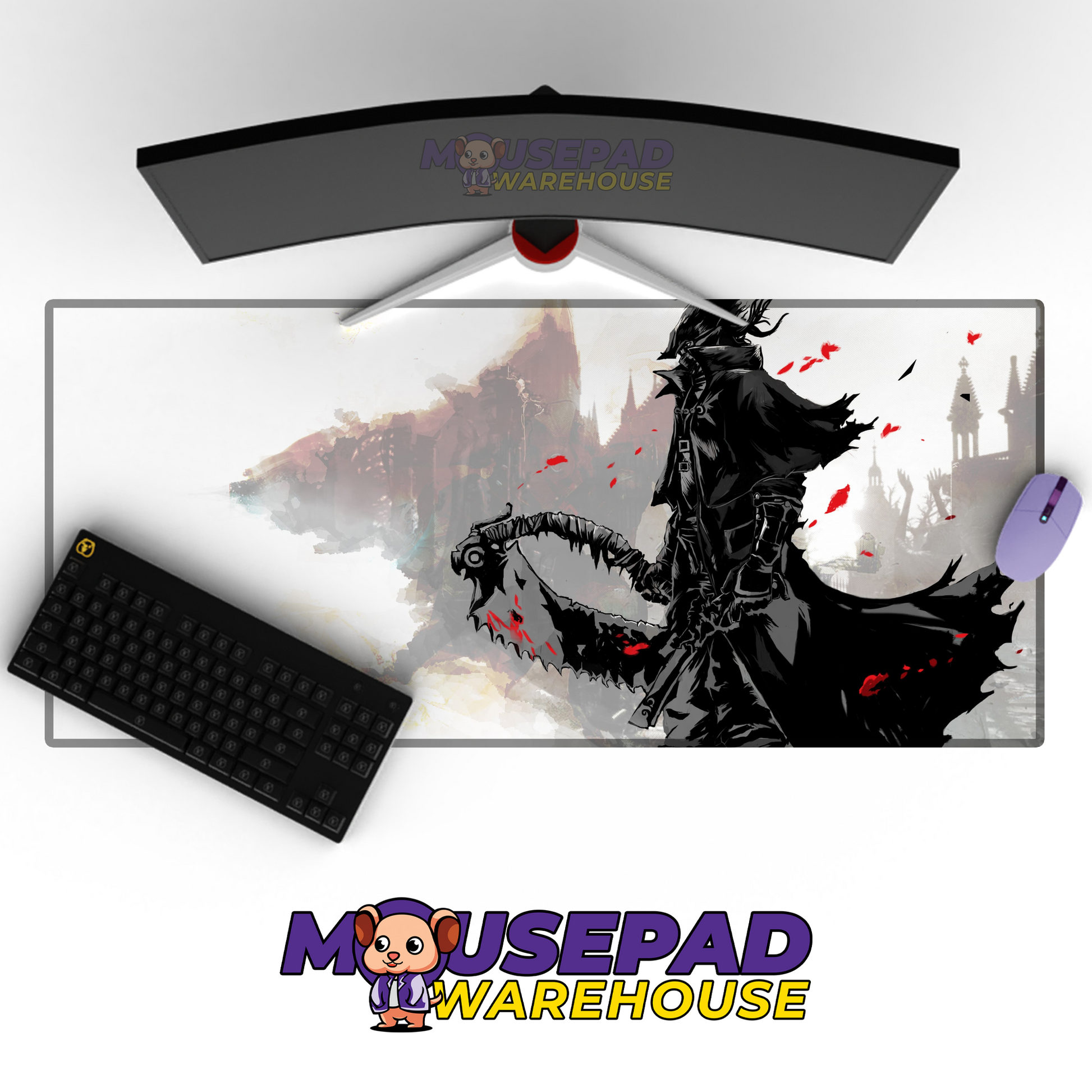 Bloodborne V5 Mousepad Mockup