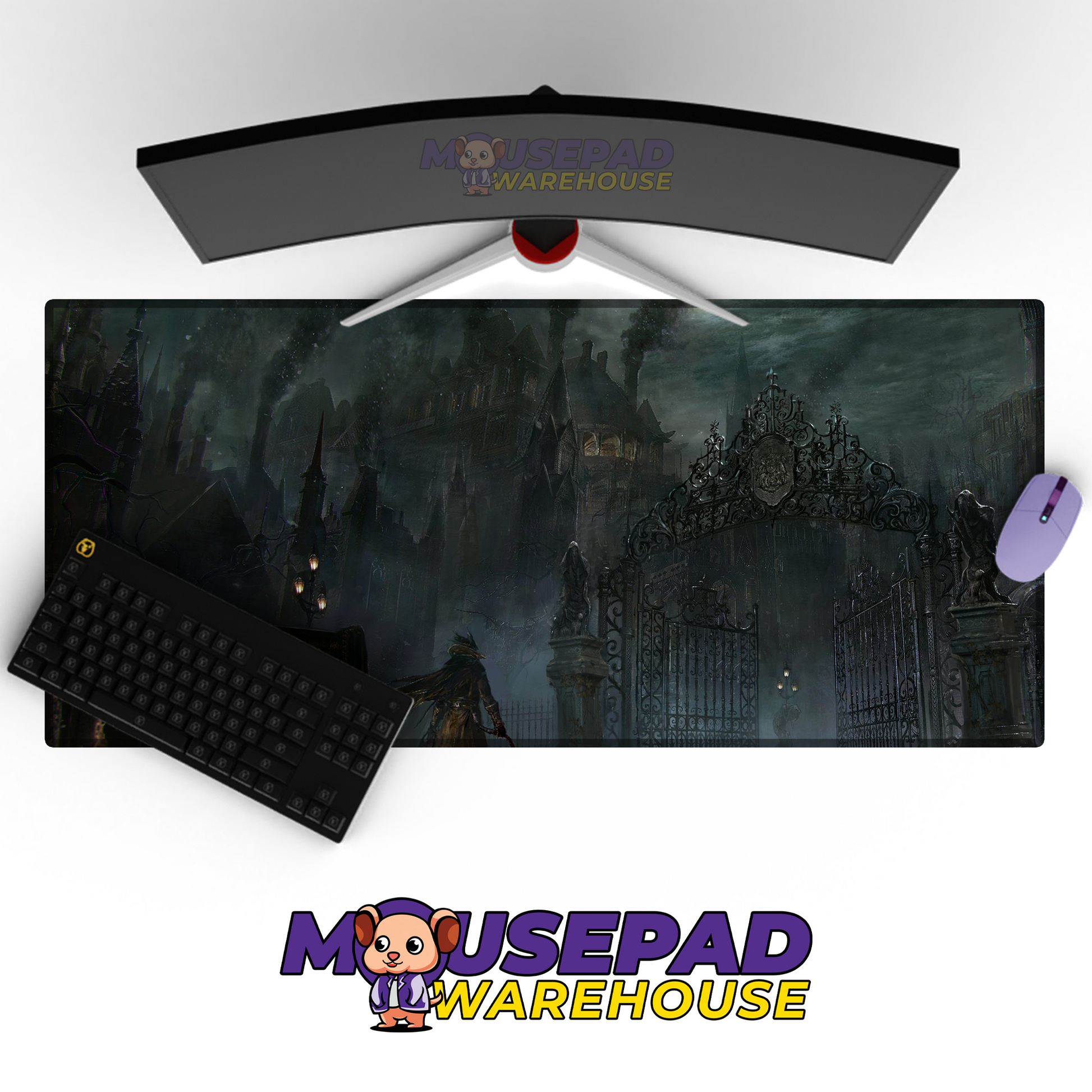 Bloodborne V7 Mousepad Mockup
