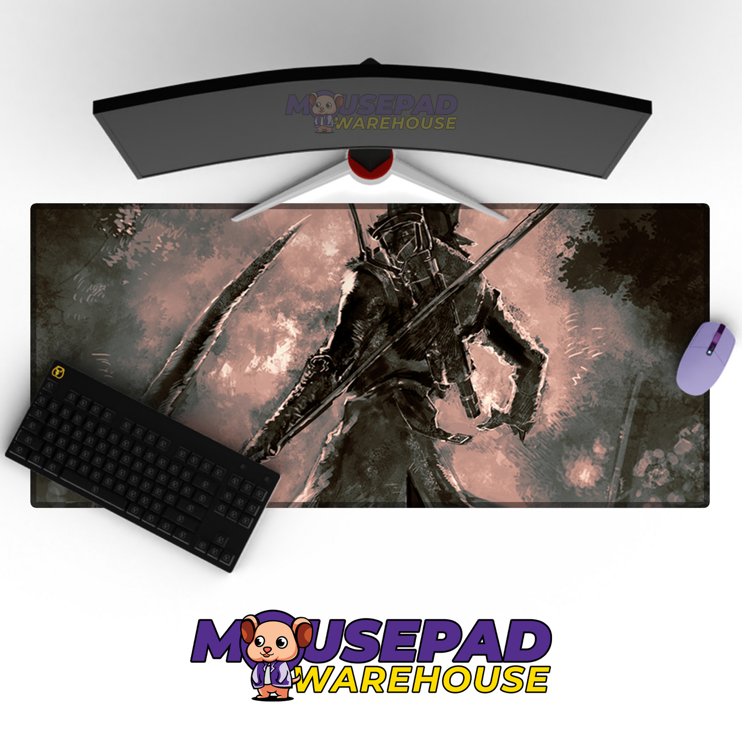 Bloodborne V8 Mousepad Mockup