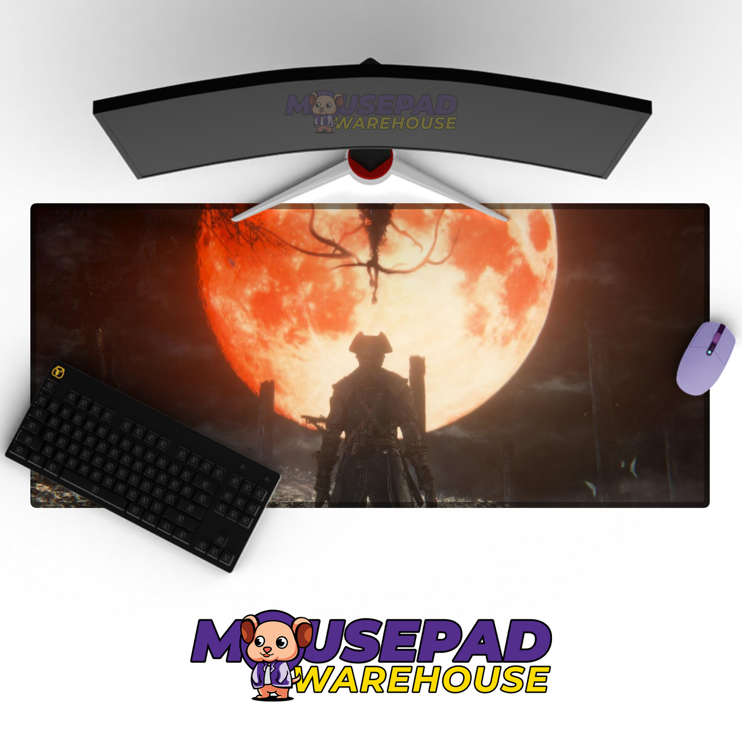 Bloodborne V9 Mousepad Mockup