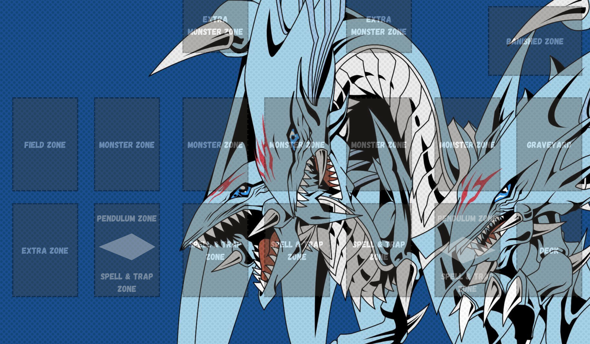 Blue Eyes Ultimate Dragon V2 Yu Gi Oh Card Game Playmat