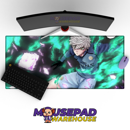 Blue Lock V12 Mousepad Mockup
