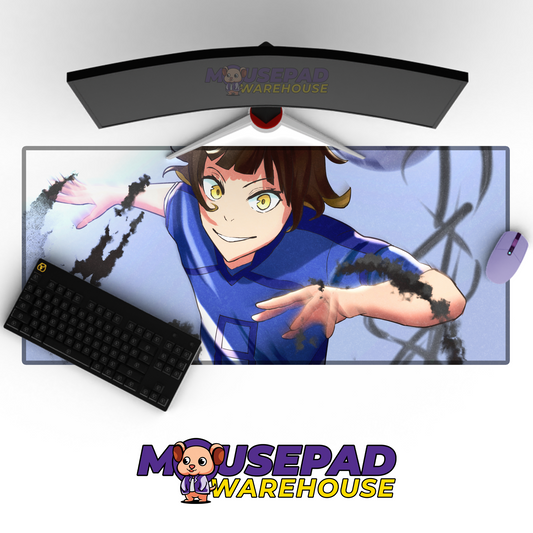 Blue Lock V17 Mousepad Mockup