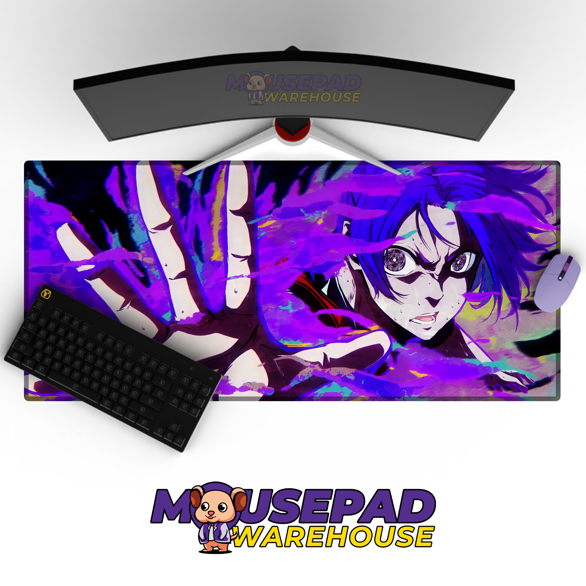 Blue Lock V19 Mousepad Mockup