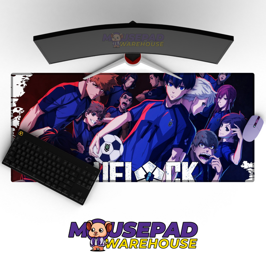 Blue Lock V25 Mousepad Mockup