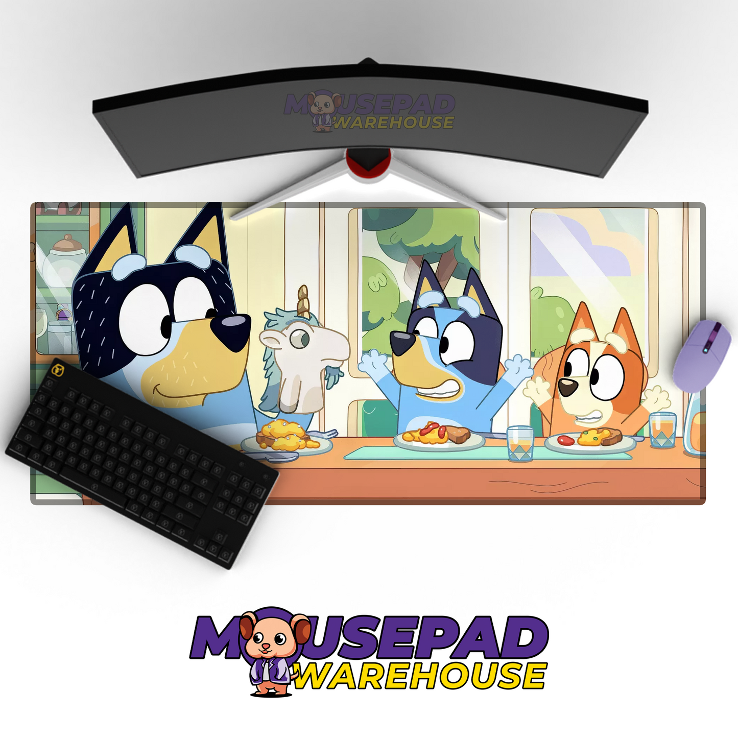 Bluey V12 Mousepad Mockup