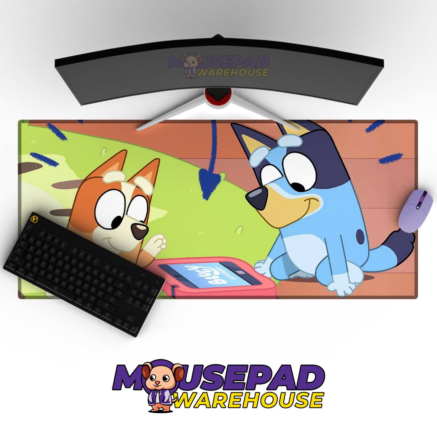 Bluey V15 Mousepad Mockup