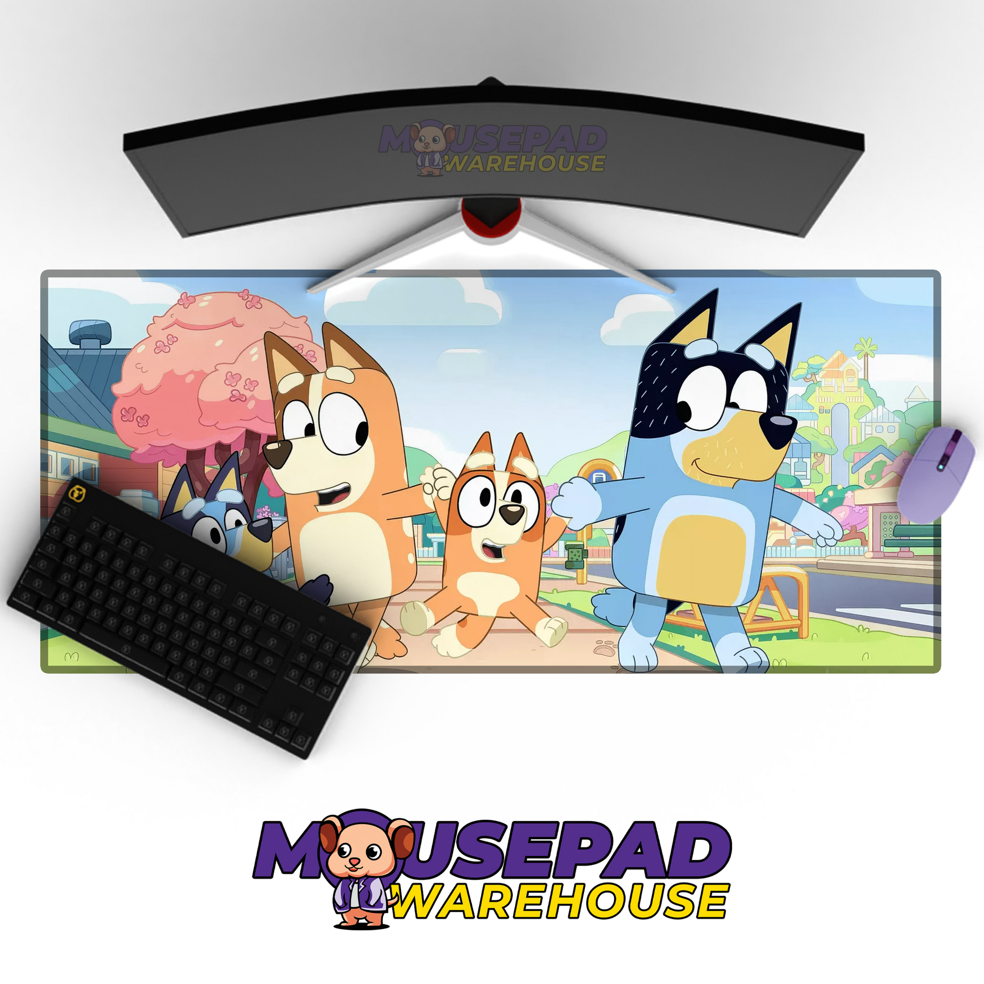 Bluey V18 Mousepad Mockup