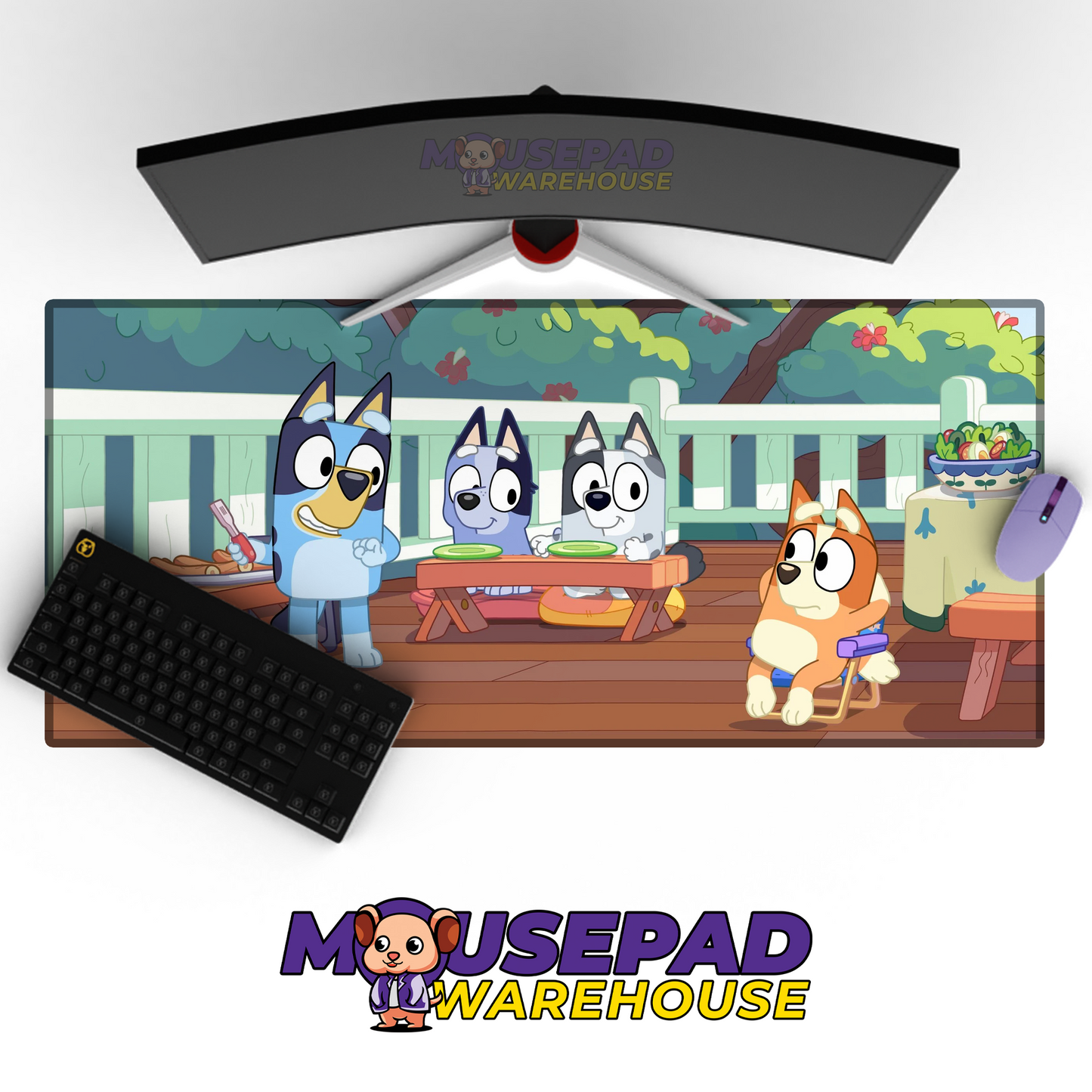 Bluey V23 Mousepad Mockup