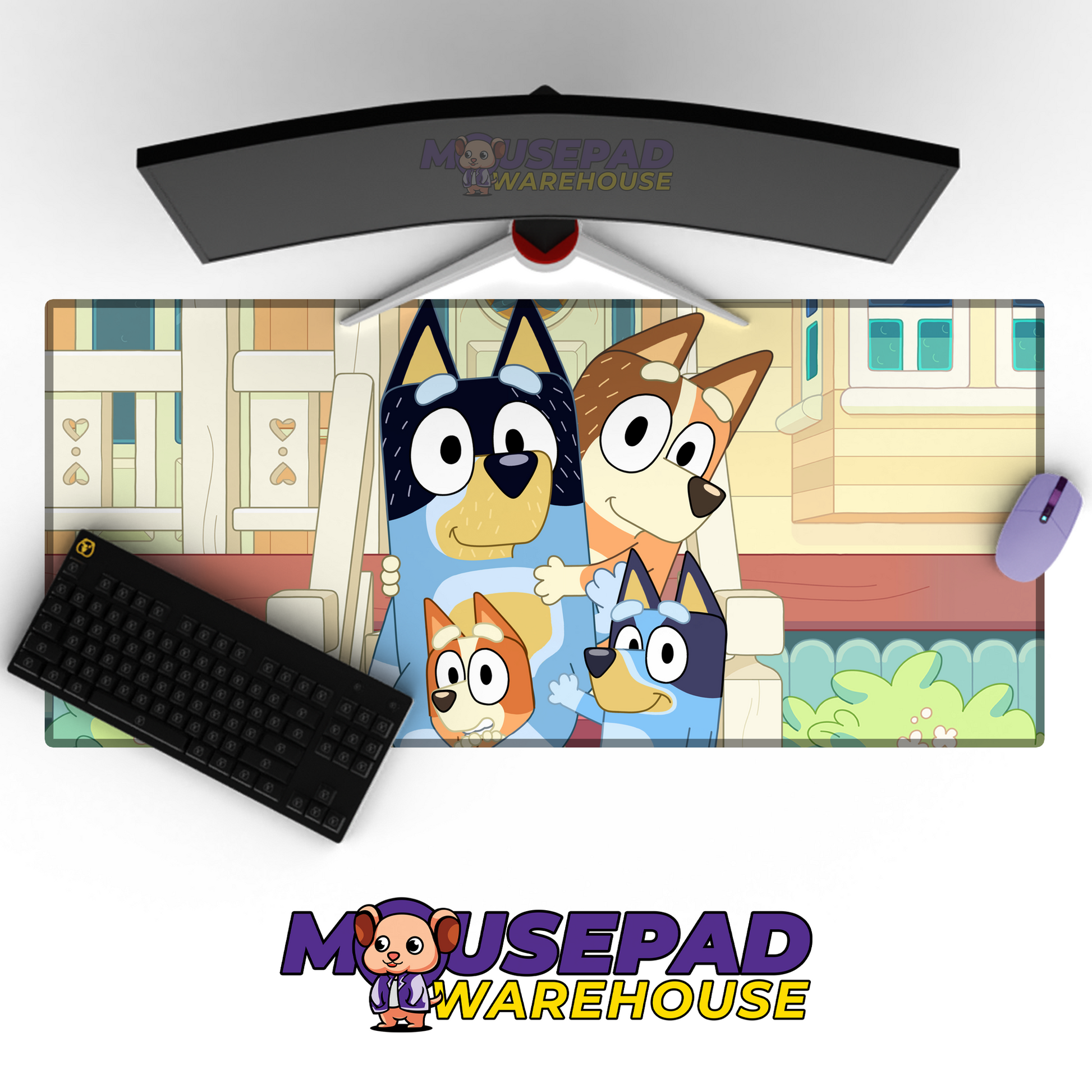 Bluey V25 Mousepad Mockup