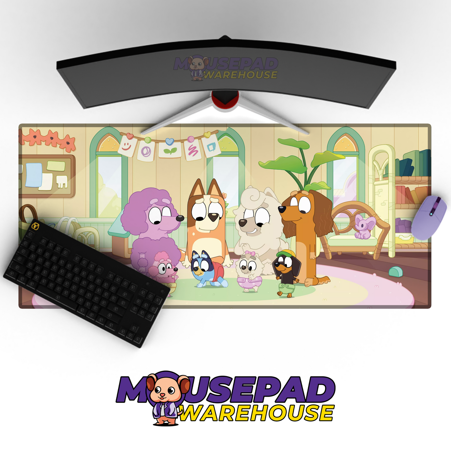 Bluey V3 Mousepad Mockup