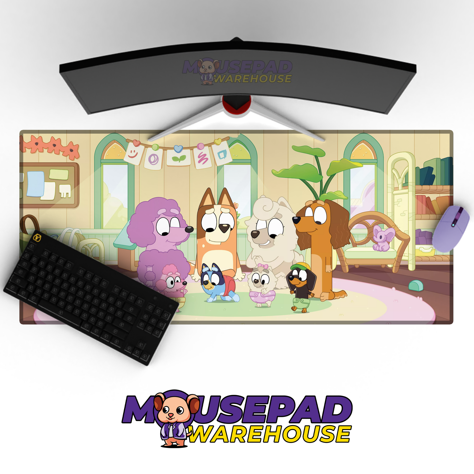 Bluey V3 Mousepad Mockup