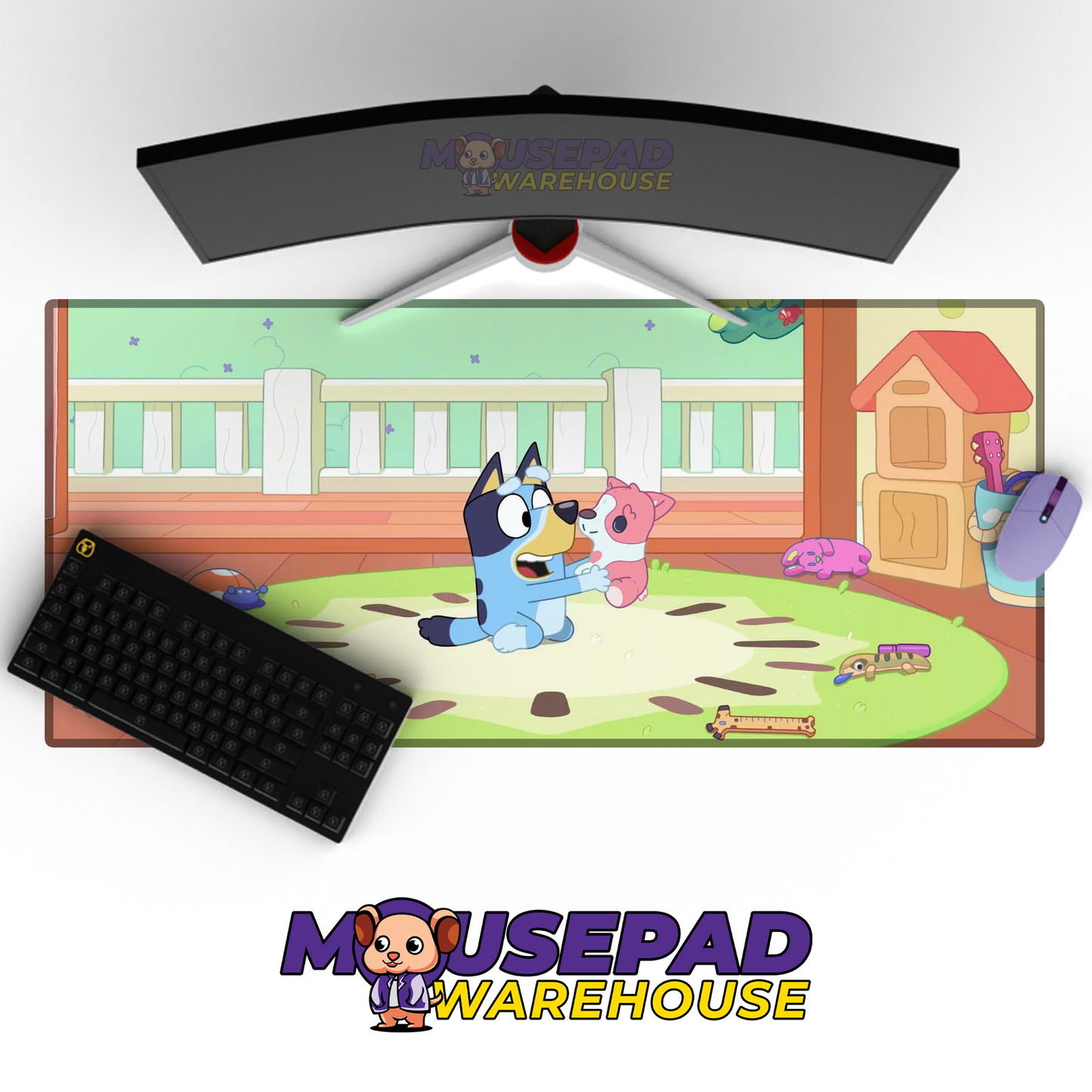 Bluey V5 Mousepad Mockup