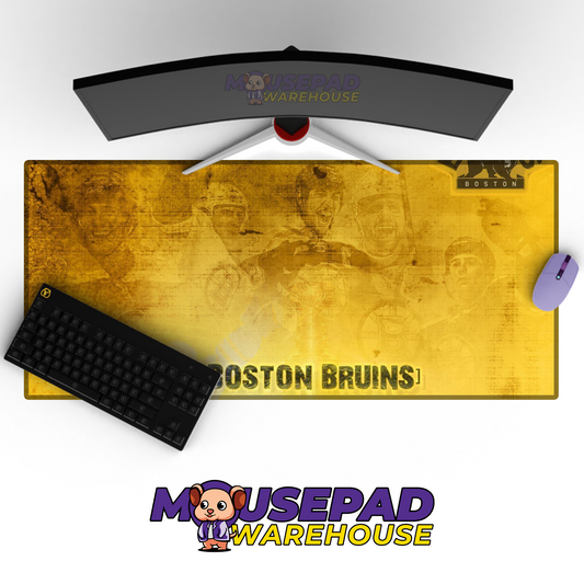 Boston Bruins V20 Mousepad Deskmat Mockup