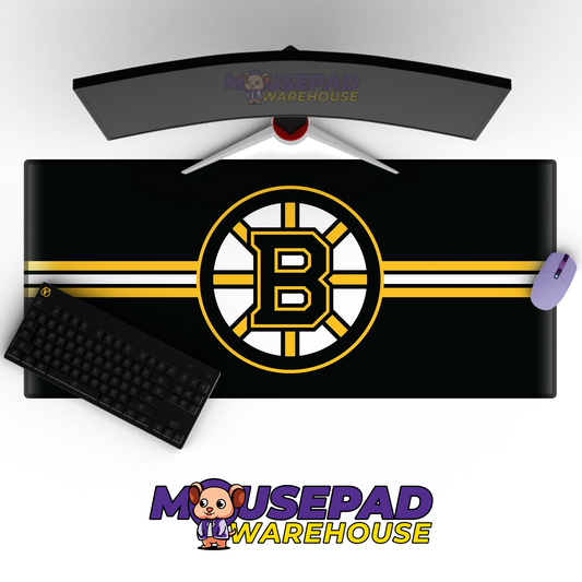 Boston Bruins V22 Mousepad Deskmat Mockup