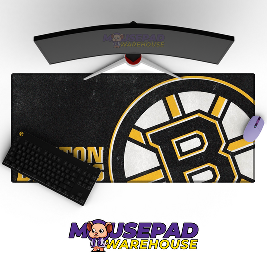 Boston Bruins V23 Mousepad Deskmat Mockup