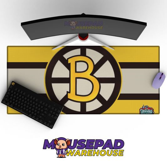 Boston Bruins V28 Mousepad Deskmat Mockup