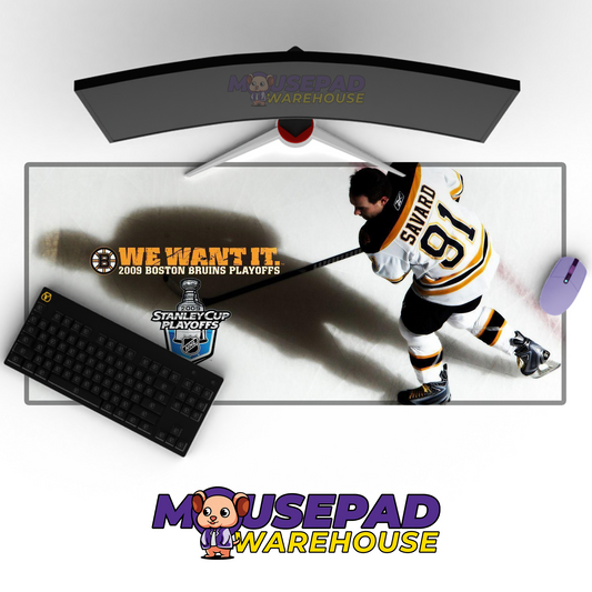 Boston Bruins V31 Mousepad Deskmat Mockup