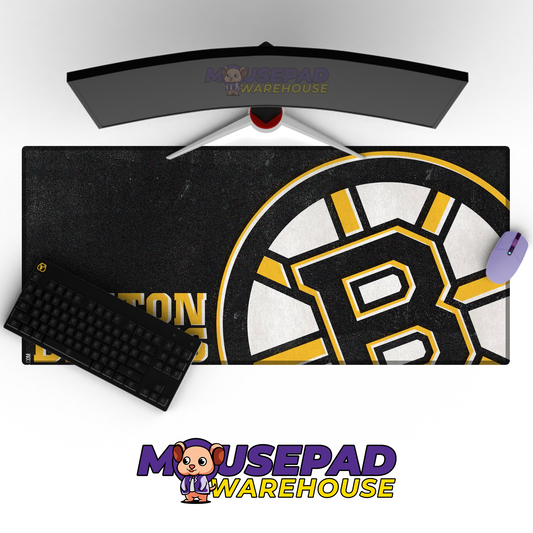 Boston Bruins V33 Mousepad Deskmat Mockup